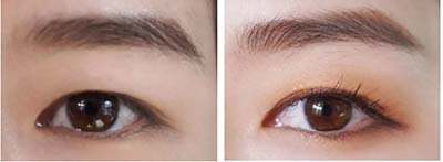 眼影畫(huà)法對(duì)比圖